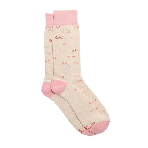 Socks That Support Self-Checks | Boobies