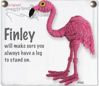 String Doll | Finley the Flamingo
