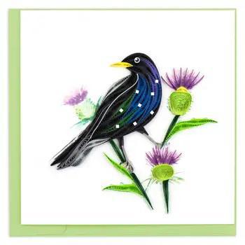 Starling Quilling Card