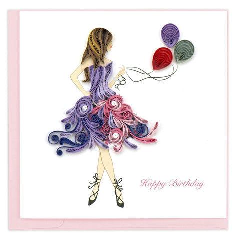 Birthday Girl Quilling Card