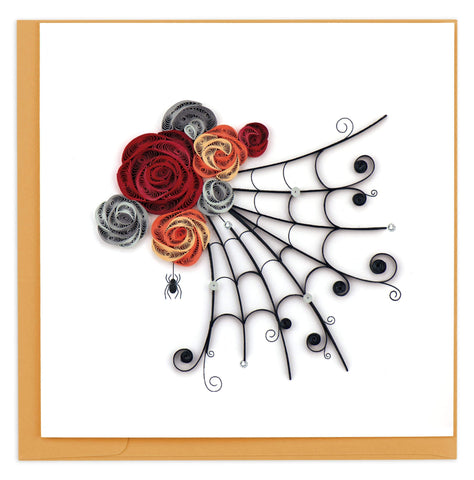 Spider's Web Quilling Card