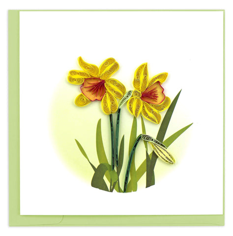 Daffodil Quilling Card