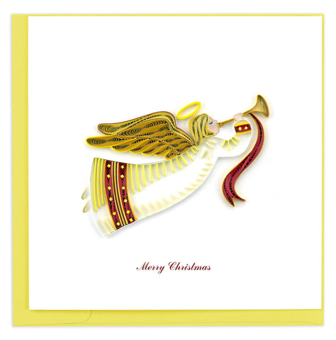 Christmas Angel Quilling Card