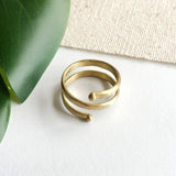Double Wrap Ring | Gold