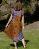 Rayon Cap Sleeve Flower Dress | 6 colors