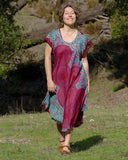 Rayon Cap Sleeve Flower Dress | 6 colors