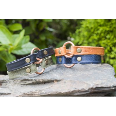 Leather Bracelet | Copper Bridle