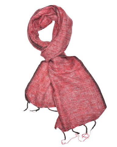 Brushed Woven Scarf | Pomegranate