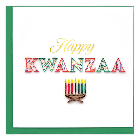 Happy Kwanzaa Quilling Card
