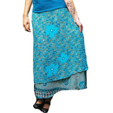 Upcycled Sari Wrap Skirt | Long