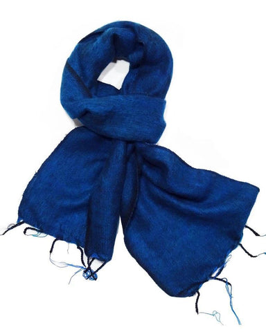 Brushed Woven Scarf | Peacock