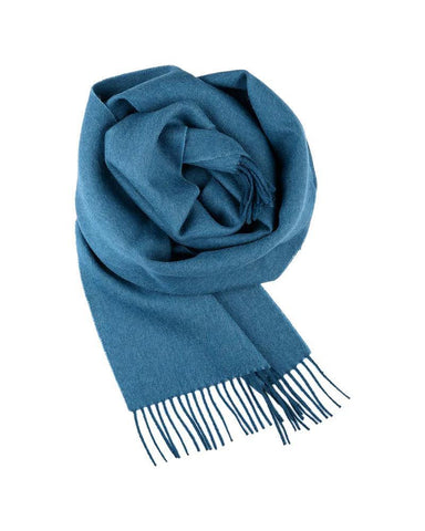 100% Baby Alpaca Scarf | Blue Jean