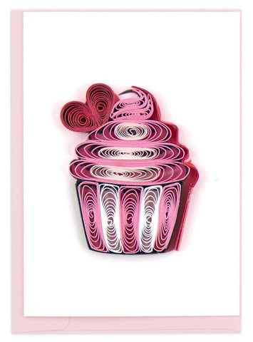 Quilling Card Gift Enclosure | Cupcake