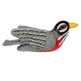 Woolie Bird Ornament | Red Robin
