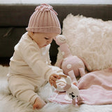 Organic Baby Blanket | Dusky Pink