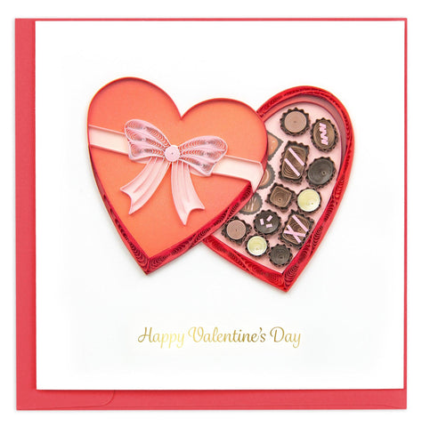 Box of Chocolates Quilling Card