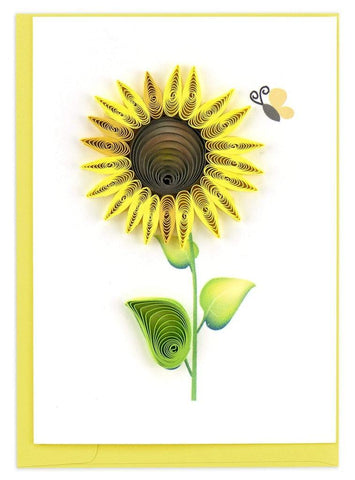 Quilling Card Gift Enclosure | Sunflower