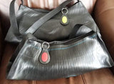 Upcycled Rubber | Classic Bag with Zipper Pull