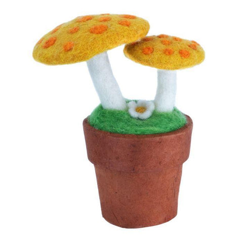 Felt Mushroom | Mellow Yellow