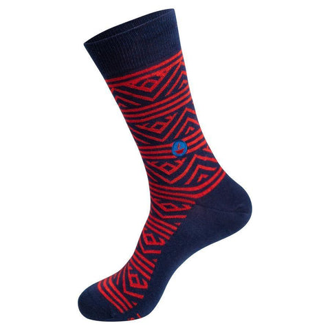Socks That Feed Children | Blue and Red