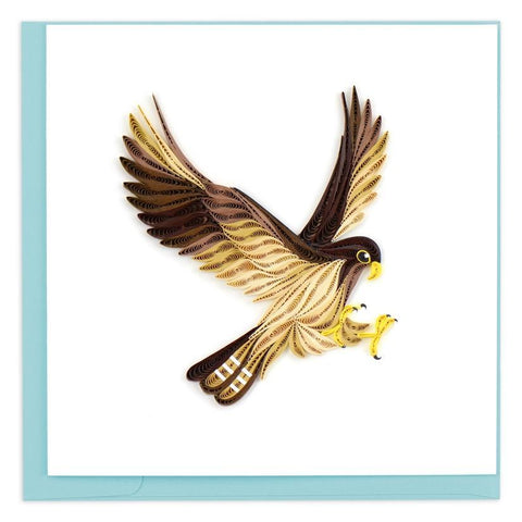 Falcon Quilling Card