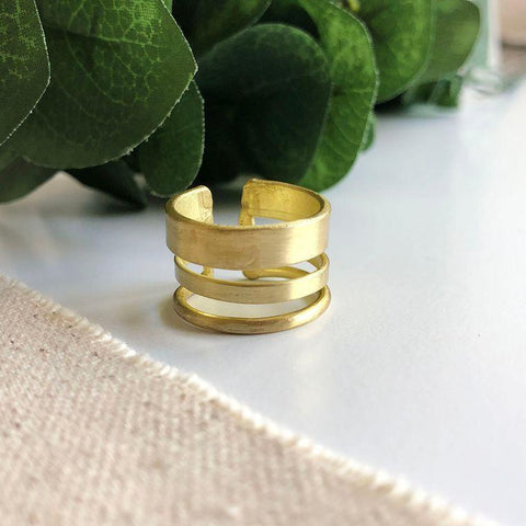 Evolving Layers Ring | Gold