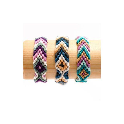 How to make minimalistic one color friendship bracelet  easy twosided string  bracelet tutorial  YouTube
