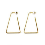 Isosceles Hoop Earrings | Gold