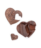 Wooden Puzzle Box | Heart