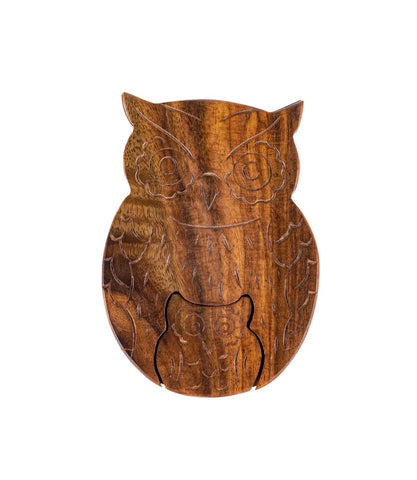 Wooden Puzzle Box | Mama Owl