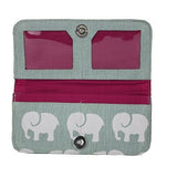 Screen Print Long Wallet | Elephant | 6 colors